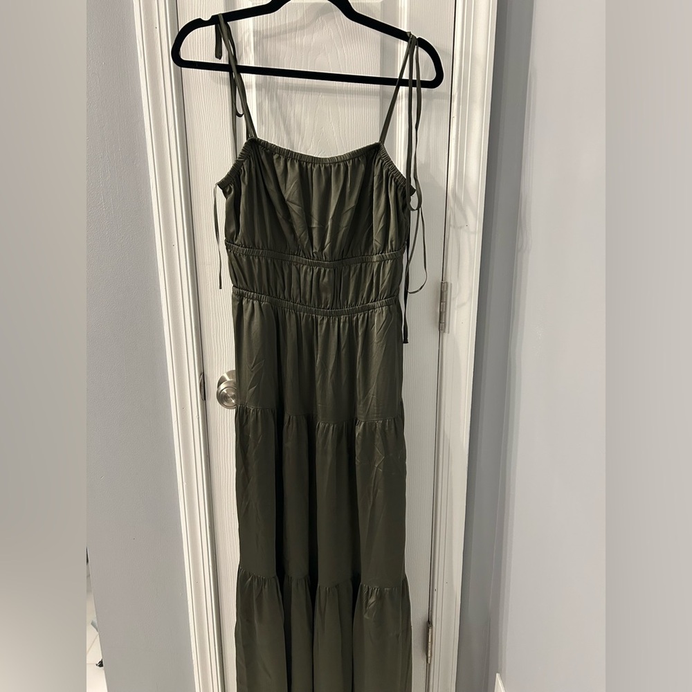 Express Sage Green Maxi Dress